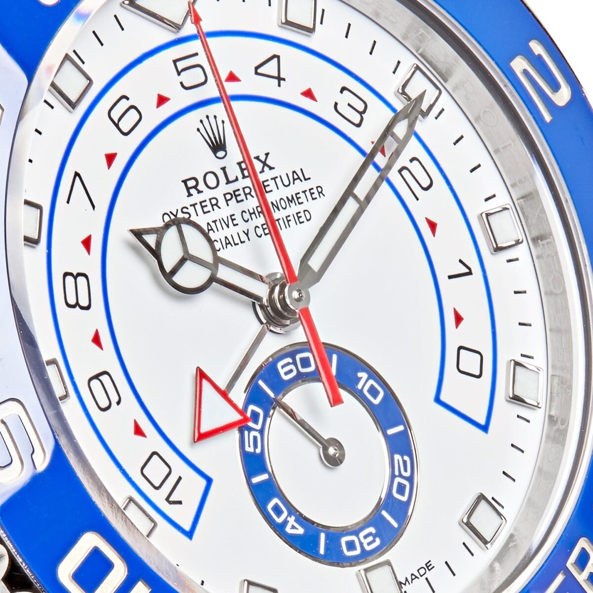 2025 Watch Yacht-Master II Stainless Steel Mercedes Hand White Dial 116680 (2023) - Image 3