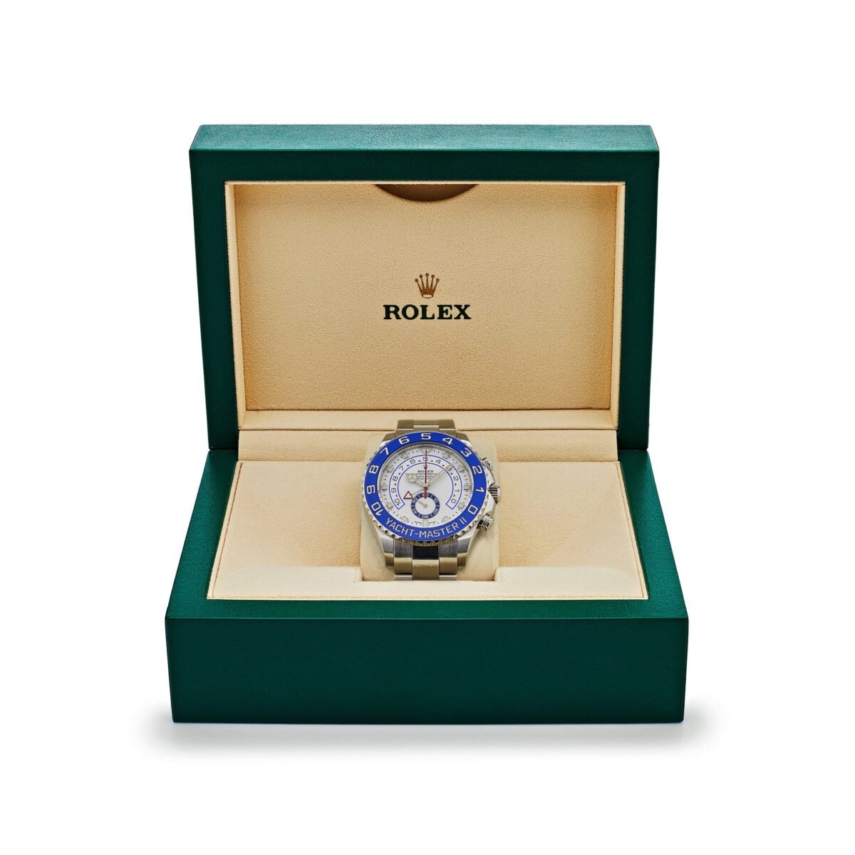 2025 Watch Yacht-Master II Stainless Steel Mercedes Hand White Dial 116680 (2023) - Image 2