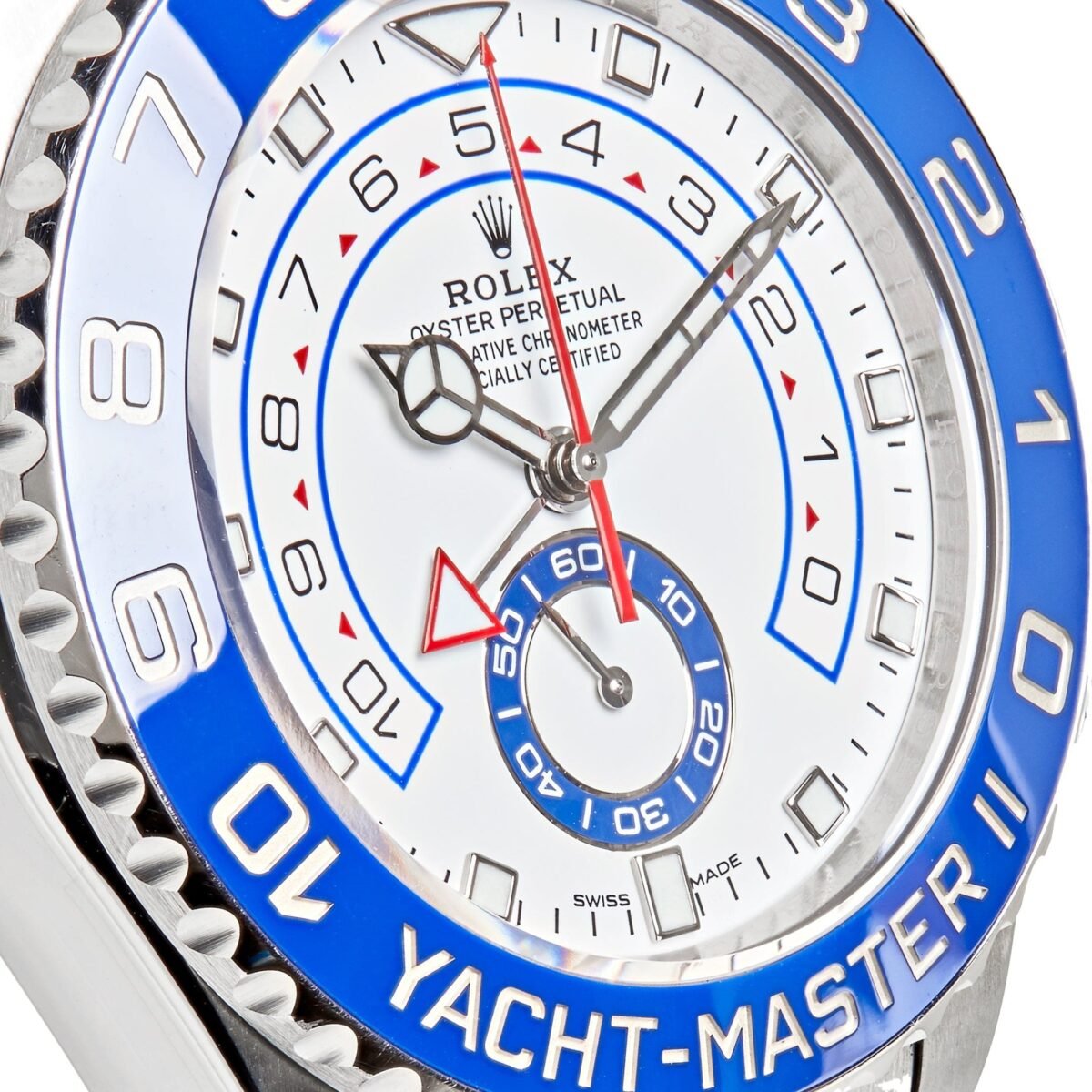 2025 Watch Yacht-Master II Stainless Steel Mercedes Hand White Dial 116680 (2023) - Image 4