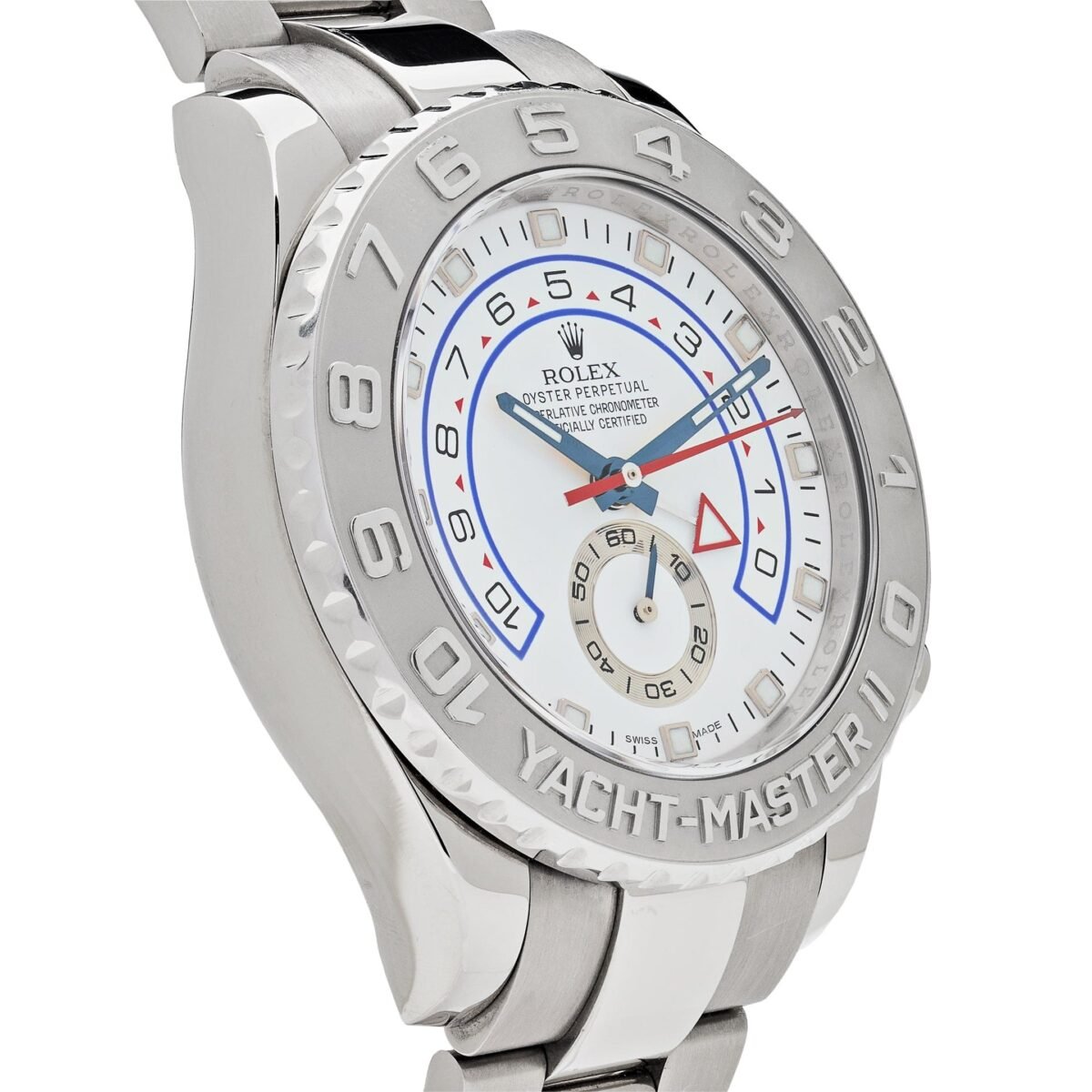 2025 Watch Yacht-Master II 116689 White Gold Platinum White Dial - Image 4
