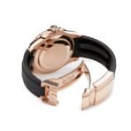 2025 Watch Yacht-Master 116695SATS Rose Gold Black Dial Rainbow Bezel - Image 4