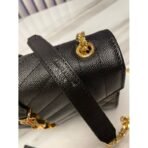 ENVELOPE SMALL IN QUILTED GRAIN DE POUDRE EMBOSSED LEATHER - Image 7
