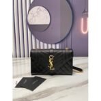 ENVELOPE SMALL IN QUILTED GRAIN DE POUDRE EMBOSSED LEATHER - Image 4