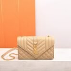 ENVELOPE SMALL IN QUILTED GRAIN DE POUDRE EMBOSSED LEATHER - Image 9