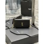 CASSANDRE PHONE HOLDER IN SMOOTH LEATHER - Image 9