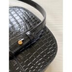 KAIA SMALL SATCHEL IN SHINY CROCODILE-EMBOSSED LEATHER - Image 4