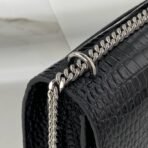 SUNSET MEDIUM IN CROCODILE-EMBOSSED LEATHER - Image 3