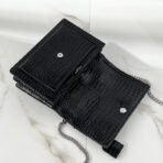 SUNSET MEDIUM IN CROCODILE-EMBOSSED LEATHER - Image 11