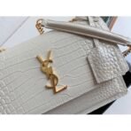 SUNSET MEDIUM IN CROCODILE-EMBOSSED LEATHER - Image 8