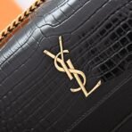 SUNSET MEDIUM IN CROCODILE-EMBOSSED LEATHER - Image 9