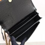 SUNSET MEDIUM IN CROCODILE-EMBOSSED LEATHER - Image 6