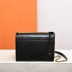 SUNSET MEDIUM IN CROCODILE-EMBOSSED LEATHER - Image 3