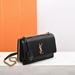 SUNSET MEDIUM IN CROCODILE-EMBOSSED LEATHER - Image 12