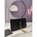 KATE SMALL TASSEL IN CROCODILE-EMBOSSED LEATHER - Image 7