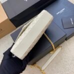 ENVELOPE SMALL IN QUILTED GRAIN DE POUDRE EMBOSSED LEATHER - Image 3