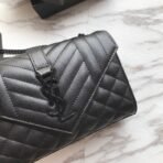 ENVELOPE SMALL IN QUILTED GRAIN DE POUDRE EMBOSSED LEATHER - Image 3