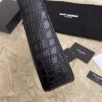 LE 5 ?? 7 IN CROCODILE-EMBOSSED SHINY LEATHER - Image 5