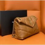 SMALL PUFFER IN CRINKLED LEATHER - Image 4