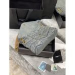 PUFFER SMALL IN SUEDE AND DENIM - Image 4