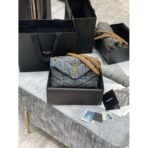PUFFER SMALL IN SUEDE AND DENIM - Image 12