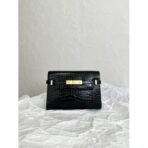 MANHATTAN SMALL IN SHINY CROCODILE-EMBOSSED LEATHER - Image 8