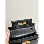 MANHATTAN SMALL IN SHINY CROCODILE-EMBOSSED LEATHER - Image 4