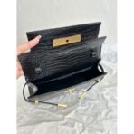 MANHATTAN SMALL IN SHINY CROCODILE-EMBOSSED LEATHER - Image 3