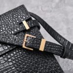MANHATTAN IN CROCODILE-EMBOSSED SHINY LEATHER - Image 10