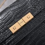 MANHATTAN IN CROCODILE-EMBOSSED SHINY LEATHER - Image 4