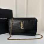 REVERSIBLE KATE IN CROCODILE-EMBOSSED LEATHER - Image 6