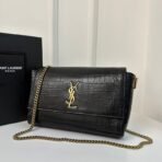 REVERSIBLE KATE IN CROCODILE-EMBOSSED LEATHER - Image 5