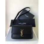SOLFERINO MEDIUM SATCHEL IN BOX SAINT LAURENT - Image 12