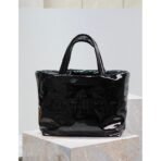 SAINT LAURENT MAXI TOTE IN PATENT CANVAS - Image 5