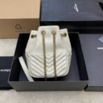 JOE MINI BUCKET BAG IN QUILTED LAMBSKIN - Image 8