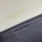 UPTOWN CHAIN WALLET IN GRAIN DE POUDRE EMBOSSED LEATHER - Image 8