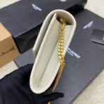 UPTOWN CHAIN WALLET IN GRAIN DE POUDRE EMBOSSED LEATHER - Image 5