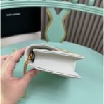 CASSANDRE ENVELOPE CHAIN WALLET IN GRAIN DE POUDRE LEATHER - Image 7