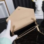 CASSANDRE ENVELOPE CHAIN WALLET IN GRAIN DE POUDRE LEATHER - Image 4