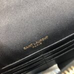 SUNSET CHAIN WALLET IN CROCODILE-EMBOSSED SHINY LEATHER - Image 10