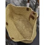 PANIER MEDIUM IN RAFFIA AND VEGETABLE-TANNED LEATHER - Image 3