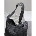 LE 5 ?? 7 MEDIUM TOTE IN RAFFIA - Image 5