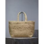 SAINT LAURENT TOTE IN RAFFIA - Image 9
