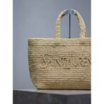 SAINT LAURENT TOTE IN RAFFIA - Image 7