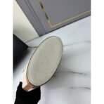 Linen blend and leather mini-buckle bag - Image 5