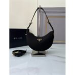 Prada Arqu?? Re-Nylon and brushed leather shoulder bag - Image 8