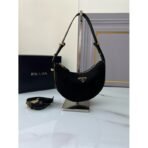 Prada Arqu?? Re-Nylon and brushed leather shoulder bag - Image 6