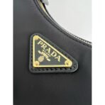 Prada Arqu?? Re-Nylon and brushed leather shoulder bag - Image 4