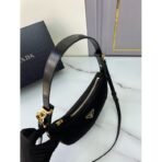 Prada Arqu?? Re-Nylon and brushed leather shoulder bag - Image 13