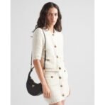 Prada Arqu?? Re-Nylon and brushed leather shoulder bag - Image 11