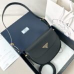 Prada Arqu?? leather shoulder bag with flap - Image 10
